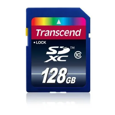 TS128GSDXC10 - Transcend 128GB Class 10 SDXC Flash Memory Card
