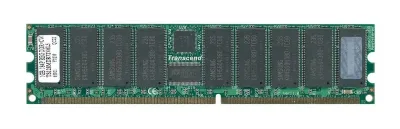 TS128MDR72V6L5 - Transcend 1GB DDR-266MHz PC2100 ECC Registered CL2.5 184-Pin DIMM Memory Module