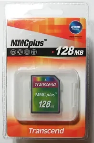 TS128MMC4 - Transcend 128MB Multi-Media Plus Memory Card