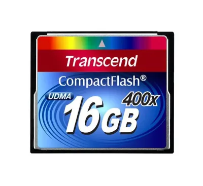 TS16GCF400 - Transcend 16GB 400x CompactFlash (CF) Memory Card