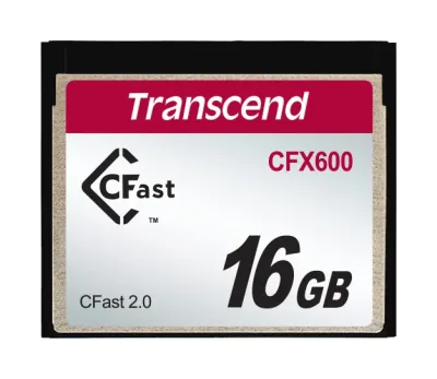 TS16GCFX600 - Transcend 16GB CFX600 CFast 2.0 Flash Memory Card