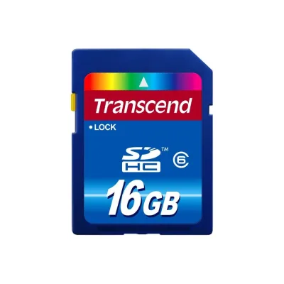 TS16GSDHC10-B2 - Transcend 16GB Class 10 SDHC Flash Memory Card