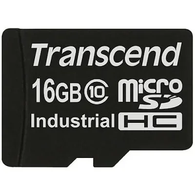 TS16GUSDC10I - Transcend Industrial 16GB Class 10 microSDHC Flash Memory Card