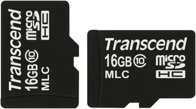 TS16GUSDC10M - Transcend 16GB Class 10 microSDHC Flash Memory Card