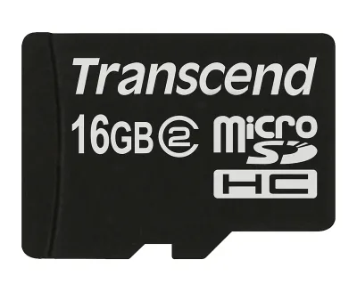 TS16GUSDC2 - Transcend 16GB Class 2 microSDHC Flash Memory Card