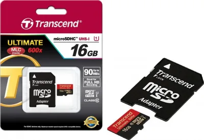 TS16GUSDHC10U1 - Transcend Ultimate 16GB Class 10 microSDHC Flash Memory Card