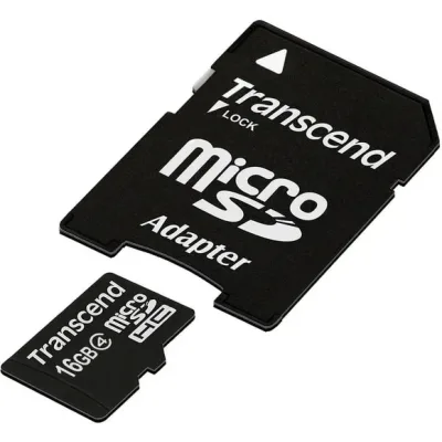 TS16GUSDHC4 - Transcend 16GB Class 4 microSDHC Flash Memory Card