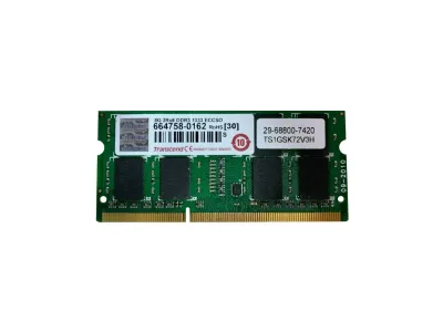TS1GSK72V3H - Transcend 8GB DDR3-1333MHz PC3-10600 ECC Unbuffered CL9 204-Pin SoDimm Dual Rank Memory Module