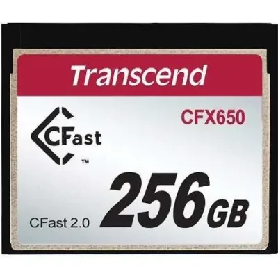 TS256GCFX600 - Transcend 256GB 600x CFast 2.0 CompactFlash (CF) Memory Card