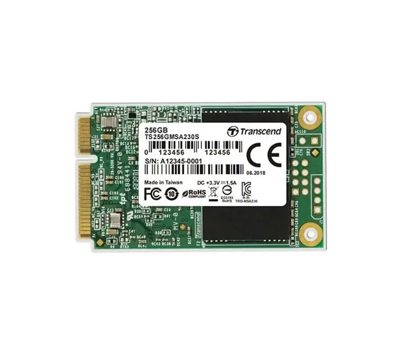 TS256GMSA230S - Transcend 230S 256GB 3D NAND SATA 6Gb/s mSATA Solid State Drive