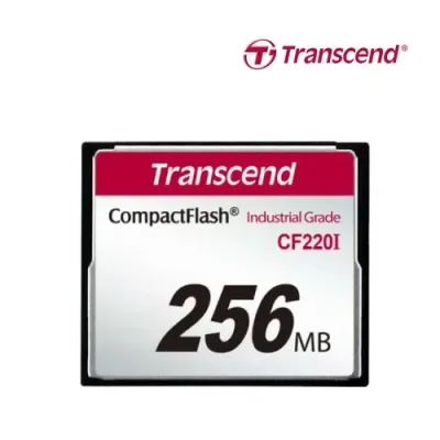TS256MCF220I-P - Transcend 256MB Industrial Grade CompactFlash (CF) Memory Card