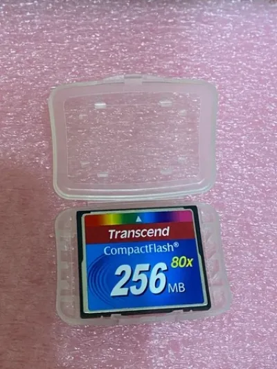 TS256MCF80 - Transcend 256MB 80x Hi-Speed CompactFlash (CF) Memory Card