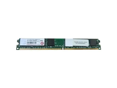 TS256MLQ64V8VL - Transcend 2GB DDR2-800MHz PC2-6400 non-ECC Unbuffered CL5 240-Pin DIMM Dual Rank Memory Module
