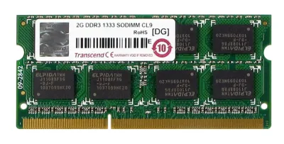 TS256MSK64V6N - Transcend 2GB DDR3-1600MHz PC3-12800 non-ECC Unbuffered CL11 204-Pin SoDimm Single Rank Memory Module