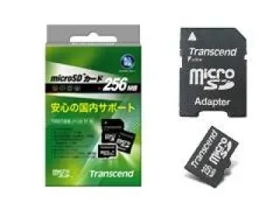 TS256MUSD - Transcend 256MB microSD Flash Memory Card