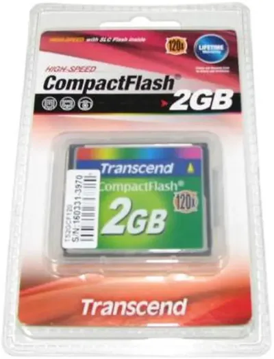 TS2GCF120 - Transcend 2GB 120x Ultimate Hi-Speed CompactFlash (CF) Memory Card