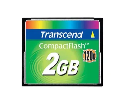 TS2GCF120-NF - Transcend 2GB 120x Type I CompactFlash (CF) Memory Card