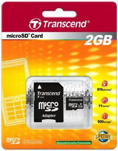 TS2GUSD - Transcend 2GB microSD Flash Memory Card