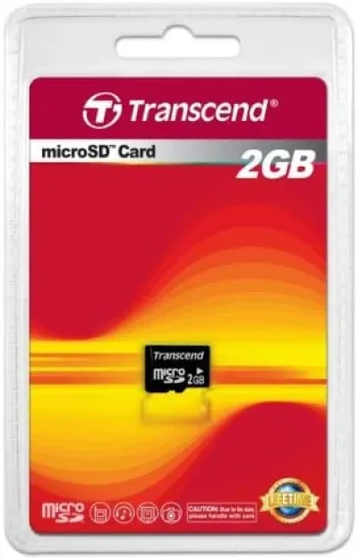 TS2GUSDC - Transcend 2GB Class 2 microSD Flash Memory Card