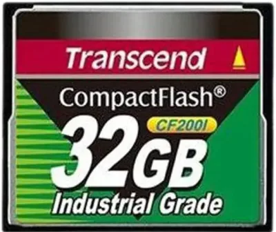 TS32GCF200I - Transcend 32GB 200x Industrial CompactFlash (CF) Memory Card