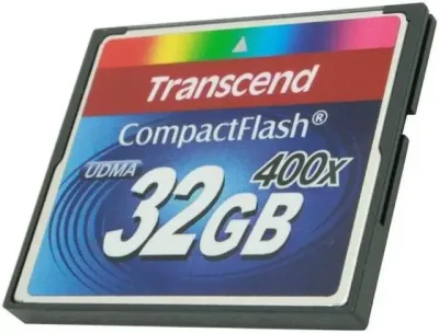 TS32GCF400 - Transcend 32GB 400x CompactFlash (CF) Memory Card Read