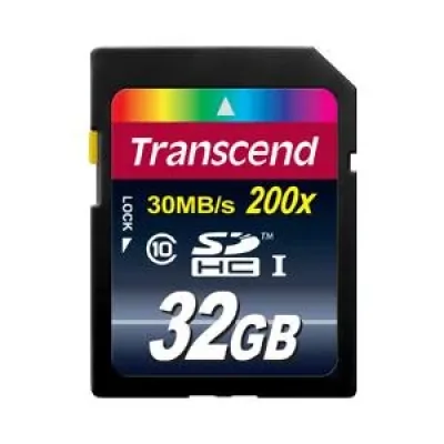 TS32GSDHC10M - Transcend 32GB Class 10 SDHC Flash Memory Card