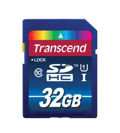 TS32GSDU1-B2 - Transcend 32GB Class 10 SDHC UHS-I Flash Memory Card