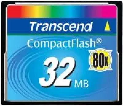 TS32MCF80-DF - Transcend 32MB 80x Compact Flash (CF) Memory Card