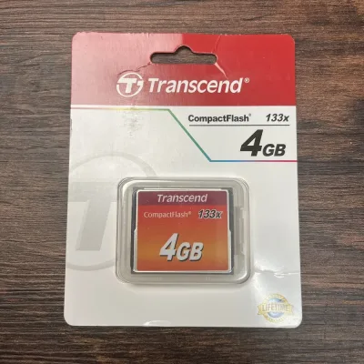 TS4GCF133 - Transcend 4GB 133x CompactFlash (CF) Memory Card