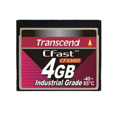 TS4GCFX500I - Transcend Industrial Series 4GB 500x CompactFlash (CF) Memory Card
