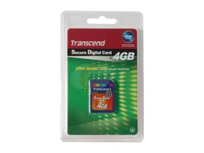 TS4GSD133 - Transcend 4GB SD Flash Memory Card
