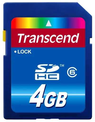 TS4GSDHC6 - Transcend 4GB Class 6 SDHC Flash Memory Card