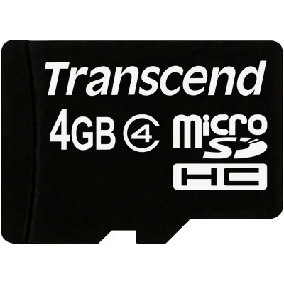 TS4GUSDHC4 - Transcend 4GB Class4 microSDHC Flash Memory Card