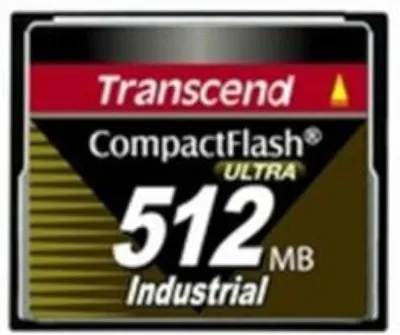 TS512MCF100I - Transcend 512MB 100x Industrial CompactFlash (CF) Memory Card