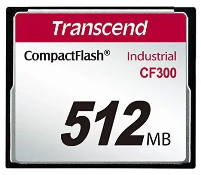TS512MCF300 - Transcend 512MB CompactFlash (CF) Memory Card