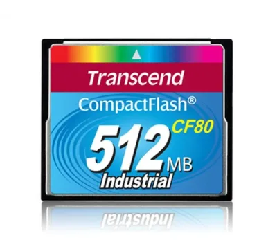 TS512MCF80-P - Transcend 512MB PIO Fix Mode Type-I CompactFlash (CF) Memory Card
