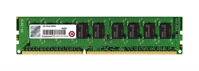 TS512MLK72V6H - Transcend 4GB DDR3-1600MHz PC3-12800 ECC Unbuffered CL11 240-Pin DIMM Single Rank Memory Module