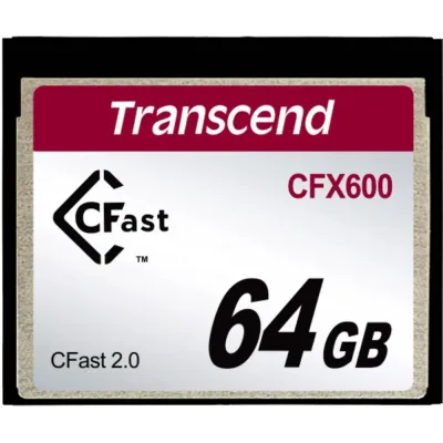 TS64GCFX600 - Transcend 64GB CFast 2.0 CompactFlash (CF) Memory Card