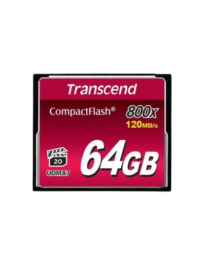 TS64MCF80-DF - Transcend 64MB 80x Compact Flash (CF) Memory Card