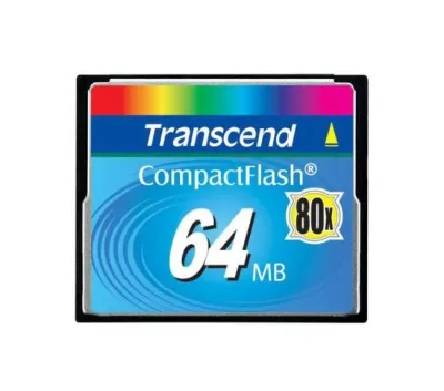 TS64MCF80-NF - Transcend 64MB 80x Compact Flash (CF) Memory Card