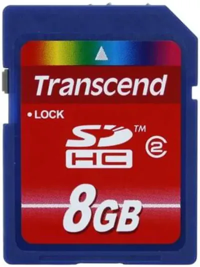 TS8GSDHC2 - Transcend 8GB Class 2 SDHC Flash Memory Card