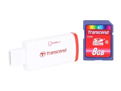 TS8GSDHC2-P2 - Transcend 8GB Class 2 SDHC Flash Memory Card