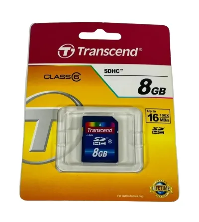 TS8GSDHC6E - Transcend 8GB Class 6 SDHC Flash Memory Card