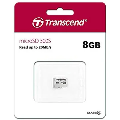 TS8GUSDC10I - Transcend 8GB Industrial Temp microSD Flash Memory Card