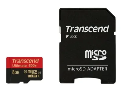 TS8GUSDHC10U1 - Transcend Ultimate 8GB Class 10 microSDHC Flash Memory Card
