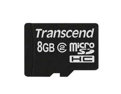 TS8GUSDHC2 - Transcend 8GB Class 2 microSDHC Flash Memory Card