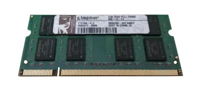 TTX760-ELF - Kingston 2GB DDR2-800MHz PC2-6400 non-ECC Unbuffered CL6 200-Pin SoDimm Memory Module