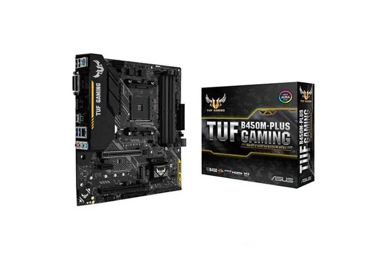 TUF B450M-PLUS GAMING - ASUS Desktop Motherboard AMD B450 Chipset Socket AM4