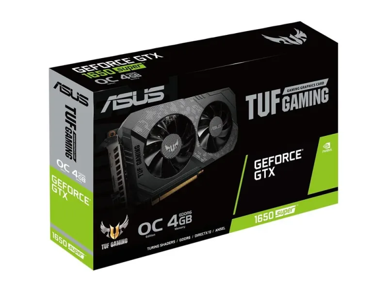 TUF-GTX1650S-O4G-GAMING - ASUS TUF GeForce GTX 1650 SUPER Graphic Card 4GB GDDR6