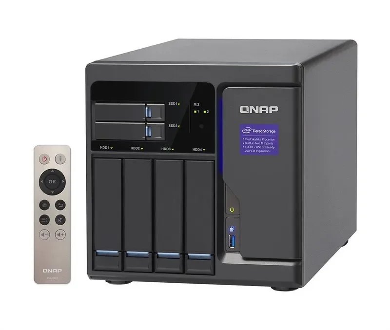 TVS-1282T3-I5-16G-US QNAP TVS-1282T3-I5-16G-US Intel Core i5-7500 3.4GHz/ 16GB RAM/ 6GbE/ 12SATA3/ USB3.0/ 12-Bay Desktop NAS for SMBs